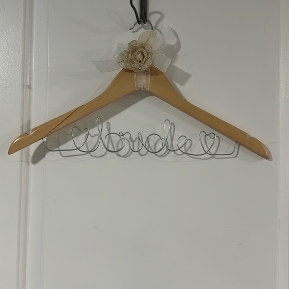 Accessories - NWOT Rustic Wooden Bride Hanger